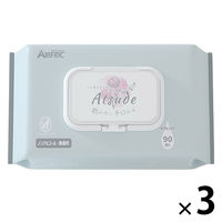 ベビーAtsude手口ふきシート90枚 新生児から ノンアルコール 無香料 1セット（90枚入×3個）