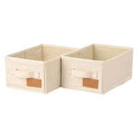 不二貿易 LB キャンバス調インナーボックス クォーター2Pセット 67319 1個