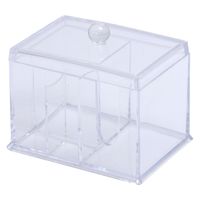 不二貿易 PSコスメ収納 コットン・綿棒ケース 14386 1個