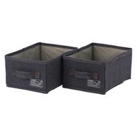 不二貿易 LB デニム調インナーボックス クォーター2Pセット 67314 1個