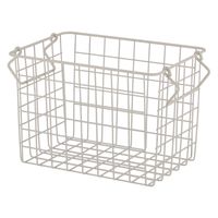 不二貿易 スタッキングワイヤーバスケット WH 26x18x18 26687 1個