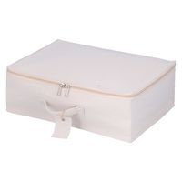 不二貿易 魅せる収納ボックス 横ハーフ 蓋付 52861 1個