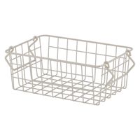 不二貿易 スタッキングワイヤーバスケット WH 26x18x10 26688 1個