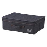 不二貿易 LB デニム調インナーボックス 横ハーフ蓋付 67312 1個