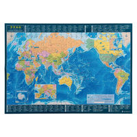 世界地図 東京カートグラフィック 世界地図 A2 MPWA 1枚（直送品） - アスクル