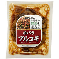 モランボン 野菜を加えて 牛バラプルコギ 150g×4個 4902807354965 1セット(150g×4個)（直送品）