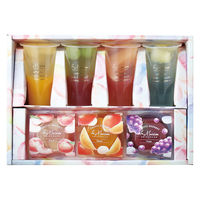 〈ラ・メゾン白金〉2層のフルーツゼリー&凍らすシャーベット 1箱 三越伊勢丹　手土産　ギフト　菓子　アイス