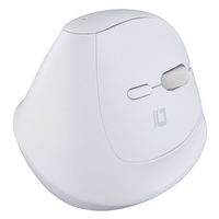 ナカバヤシ Bluetooth静音　ミニエルゴ　5ボタン　BlueLEDマウス　ホワイト MUSーBKF223W 1個