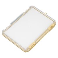 JEJアステージ　クッション付コレクションケース浅型230Ａ　イエロー　　1個