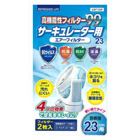 日本デンソー サーキュレーター用エアーフィルター 抗ウイルス 抗菌 抗カビ 消臭 ホコリ防止 T-220 1パック(2枚入)