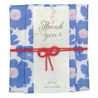 おふろはん バブルバス＆ハンカチ フラワーBL ピュアブルー 1個 プレーリードッグ