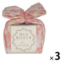 おふろはん バスエッセンス＆ハンカチ サクラBE ラベンダー 1セット（1個×3） プレーリードッグ