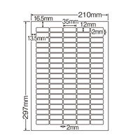 東洋印刷 ナナタフネスラベル FCL-67 1箱(100枚入)（直送品）