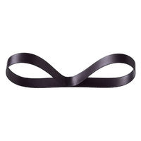 ヘッズ 両面サテンリボンＤＡＲＫＧＲＡＹ10ｍｍ DS1005R 1巻