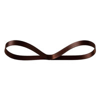 ヘッズ 両面サテンリボンＢＲＯＷＮ6ｍｍ DS0604R 1巻