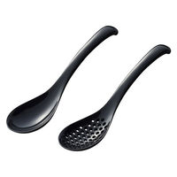 【新品未使用】スプーン2本セット TOTSUBOSHI 絶妙サイズの取りわけ穴あきスプーン / T-92044