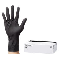 【使いきり手袋】 川西工業 現場のチカラ ニトリルディスポ ブラック 100枚入 S AK2066 1個 オリジナル