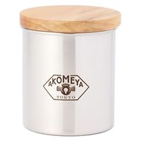 ステンレスキャニスターS 直径8.5、高さ9.5 cm AKOMEYA TOKYO/アコメヤ