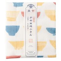 かや生地ふきん 茶碗 イエロー AKOMEYA TOKYO/アコメヤ