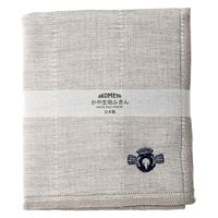 かや生地ふきん 備長炭 刺繍 AKOMEYA TOKYO/アコメヤ
