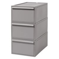 吉川国工業所 クロゼット・システム 引出し(M)3個組 AGy CS-D2*3P_AGy 1セット