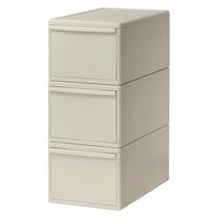 吉川国工業所 組み合わせて使える収納ケース ミディM3個組 Be MOS-02L*3P_Be 1セット