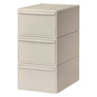 吉川国工業所 組み合わせて使える収納ケース ワイドM3個組 Be MOS-03L*3P_Be 1セット