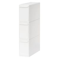 吉川国工業所 組み合わせて使える収納ケース スリムL3個組 AW MOS-04L*3P_AW 1セット