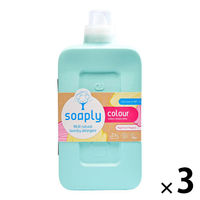 ソープリー Soaply ランドリーデタージェント カラー 1000mL 1セット（1個×3） 衣料用洗剤 Soaply