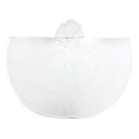 オカザキ レインポンチョ バッグ付 ホワイト 4986614271240 1個