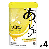 入浴剤 薬用 粉末 バスロマン めっちゃレモンの香り 600g 1セット（1個×4） 色付き透明タイプ 塩素除去 檸檬 アース製薬