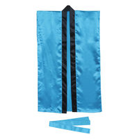 アーテック ソフトサテンロングハッピ Ｍ 青（ハチマキ付） 18441 1個