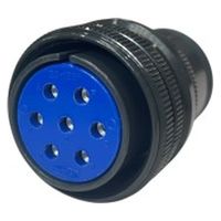 第一電子工業 MS非防水丸形 ストレートプラグ ハンダ付け結線用コネクタ メス 7芯 D/MS3106A20-15S 1個（直送品）