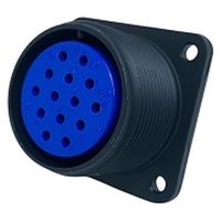 第一電子工業 MS非防水丸形 ボックスレセプタクル ハンダ付け結線用コネクタ メス 14芯 D/MS3102A20-27S 1個（直送品）