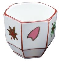 ヤマコー 陶器・ぼんぼり 中 春秋 26448 1個（直送品）