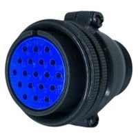 第一電子工業 MS非防水丸形 ストレートプラグ(分割シェル)  ハンダ付け結線用コネクタ メス 19芯 D/MS3106B22-14S 1個（直送品）