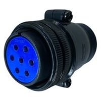 第一電子工業 MS非防水丸形 ストレートプラグ(分割シェル)  ハンダ付け結線用コネクタ メス 7芯 D/MS3106B20-15S 1個（直送品）