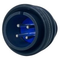 第一電子工業 MS非防水丸形 ストレートプラグ ハンダ付け結線用コネクタ オス 4芯 D/MS3106A18-10P 1個（直送品）