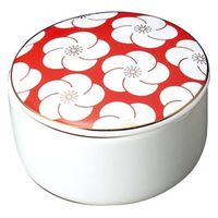 ヤマコー 蓋付珍味入 梅柄 27927 1個（直送品）