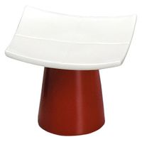 ヤマコー 角型高台珍味皿 脚赤 27518 1個（直送品）