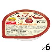 日清オイリオ MCTプリン エネプリン   介護 介護食品 やわらか食  デザート おやつ 高齢者   りんご味  6個