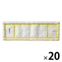 山崎産業 コンドルスムーズラーグECO イエロー 1セット（1枚×20）ワンタッチフロアモップ  ワイドフレッシュモップ スペア