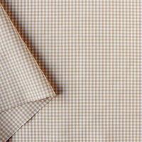 双日ファッション 40sギンガムチェック 小 巾110cm×10m切売カット ベージュ B53000Z-111-10M（直送品）