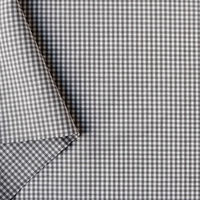 40sギンガムチェック 小 巾110cm×10m切売カット グレー B53000Z-114-10M 1セット(巾110cm×10（直送品）