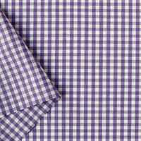 40sギンガムチェック 中 巾110cm×10m切売カット パープル B53000Z-221-10M 1セット(巾110cm×10（直送品）