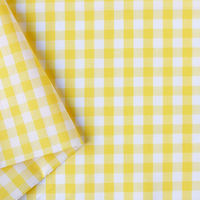 40sギンガムチェック 大 巾110cm×10m切売カット イエロー B53000Z-303-10M 1セット(巾110cm×10（直送品）