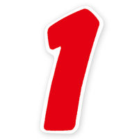 ＨＥＩＫＯ　Ｎナンバーセルフ Ｍ 1　赤　007060901　１束（28枚入）