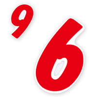 ＨＥＩＫＯ　Ｎナンバーセルフ Ｓ 6・9　赤　007061106　１束（64枚入）