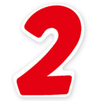 ＨＥＩＫＯ　Ｎナンバーセルフ Ｓ 2　赤　007061102　１束（64枚入）