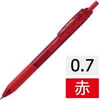 ぺんてる エナージェル・エス BL127-B 赤 0.7 1セット(1本×10)